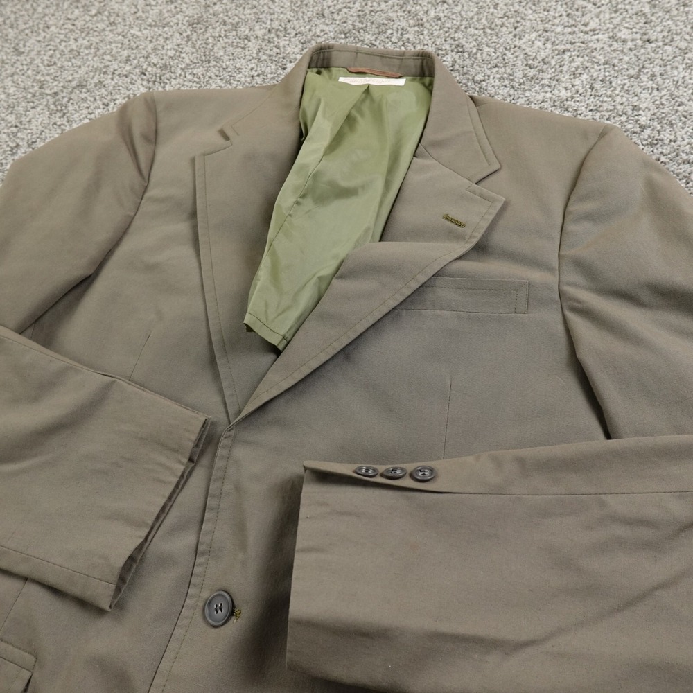 Brooks Brothers Jacket Mens 40 Beige Unstructured Sport Coat Blazer Bespoke USA